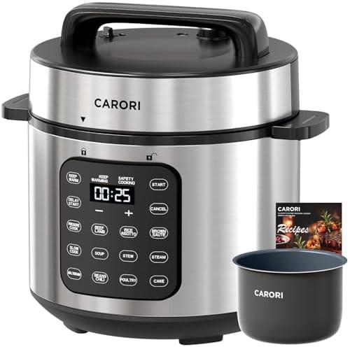 Silver nonstick six quart multi cooker