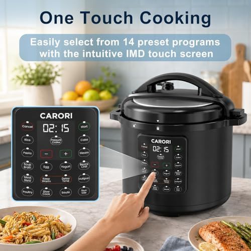 Stainless steel and black eight quart — photo 4