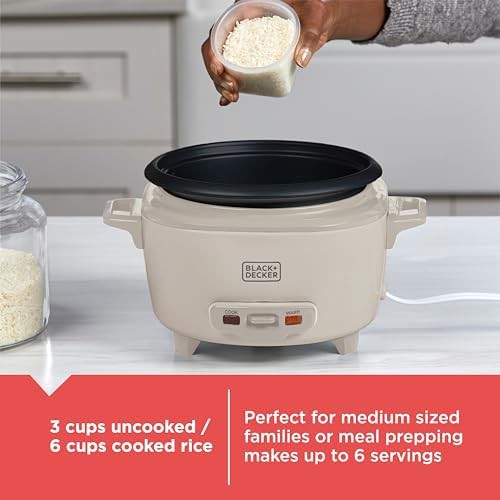 Six cup rice cooker with steaming basket — photo 3