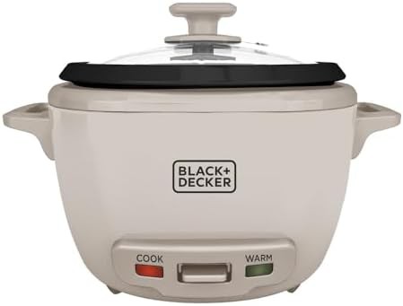 Sixteen cup rice cooker in baked stone