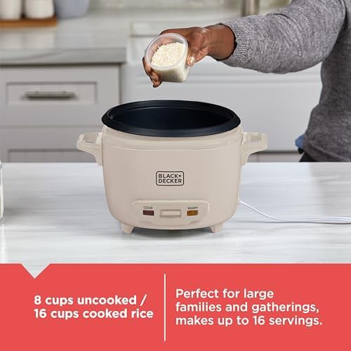 Sixteen cup rice cooker in baked stone — photo 3