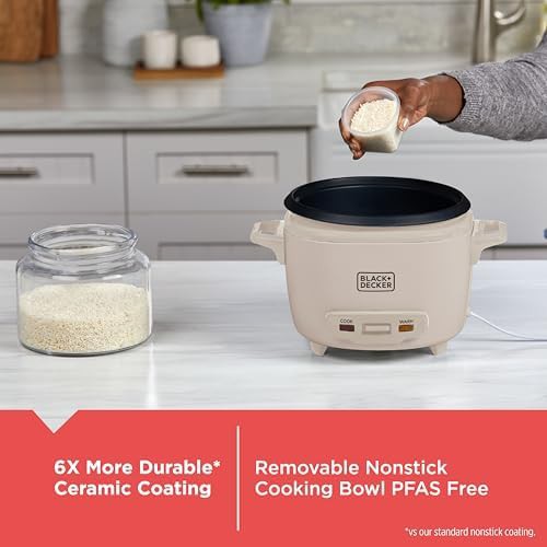 Sixteen cup rice cooker in baked stone — photo 5
