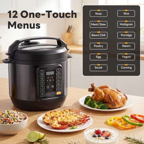 Six Quart Ceramic Electric Pressure Cooker — photo 3