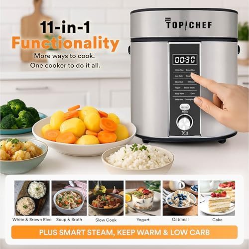 Digital multicooker with nonstick inner pot — photo 4