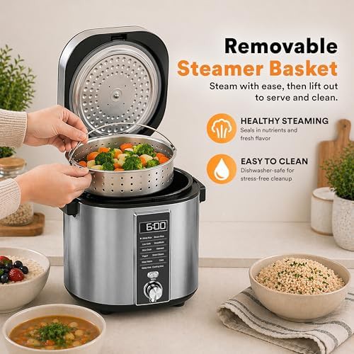 Digital multicooker with nonstick inner pot — photo 5