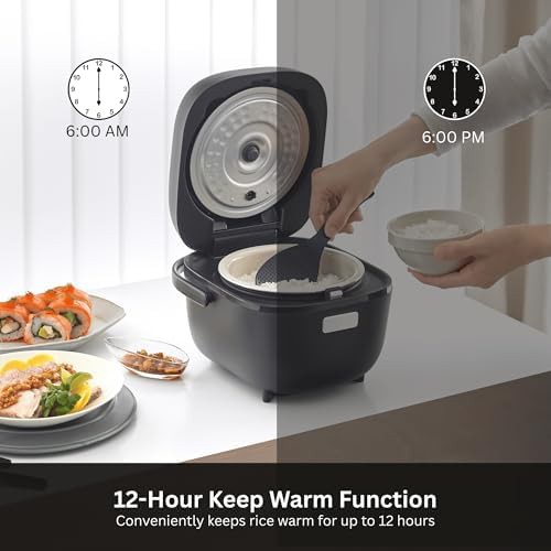 Black 3 cup micom rice cooker and warmer — photo 5