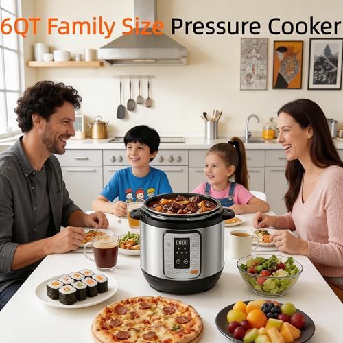 Silver electric pressure cooker 6 quart — photo 3