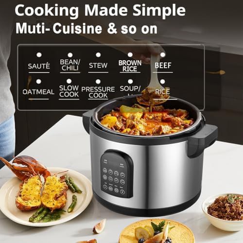 Commercial stainless steel electric pressure cooker — photo 3