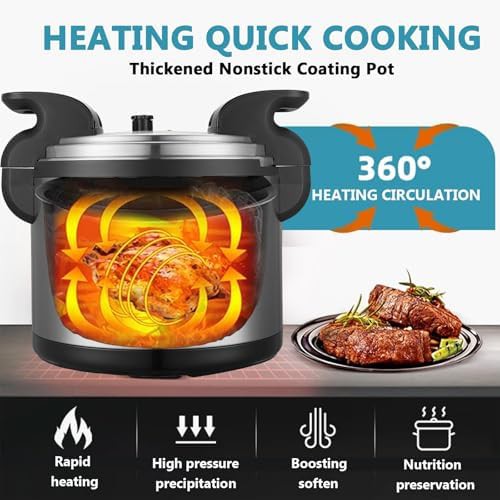Commercial stainless steel electric pressure cooker — photo 4