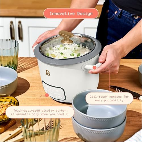 Small digital rice maker with glass lid — photo 5
