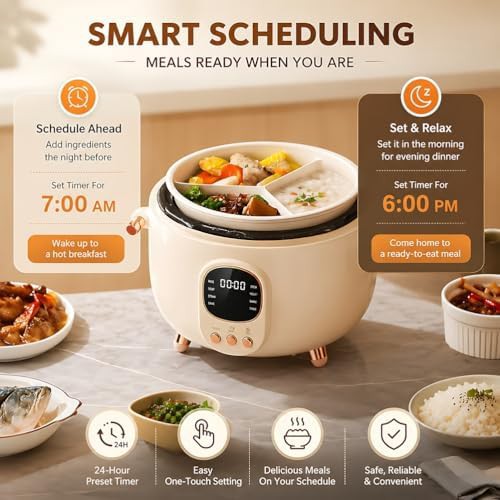 Smart multi cooker with divided bowl — photo 4