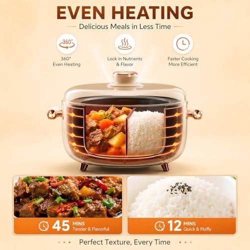Smart multi cooker with divided bowl — photo 5