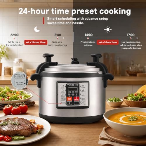 Commercial large electric pressure cooker — photo 3