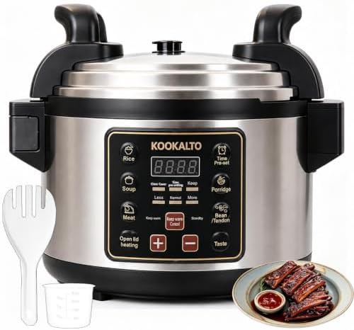Kookalto commercial pressure cooker and warmer