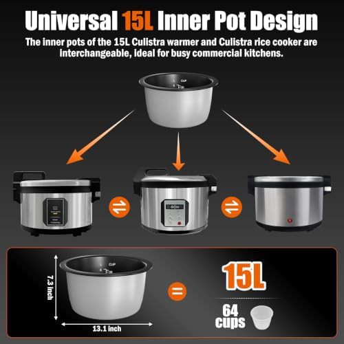 Commercial stainless steel sixty four cup cooker — photo 5