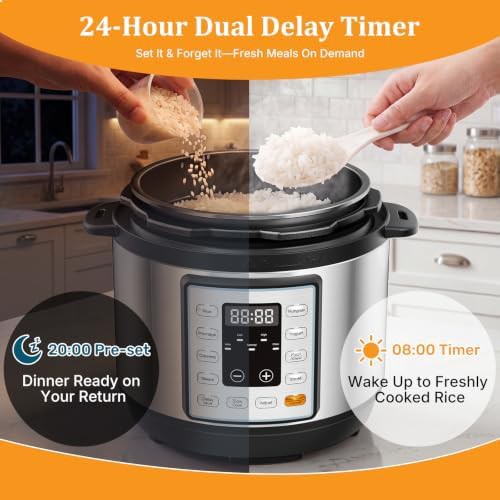 Stainless steel three quart pressure cooker — photo 4
