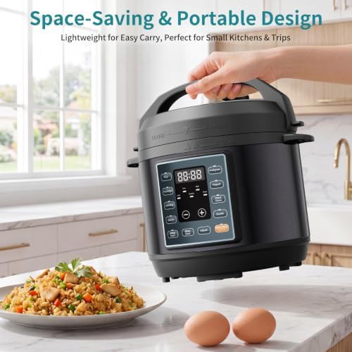Small Stainless Steel Electric Pressure Cooker — photo 5