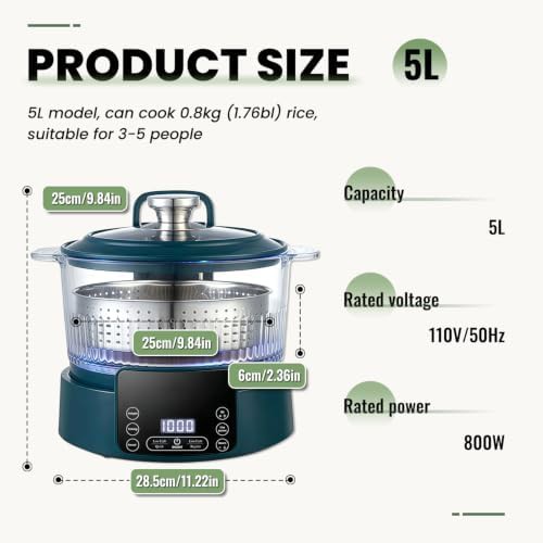 Stainless steel lift basket cooker — photo 4