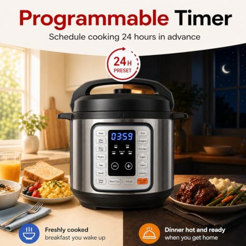 Silver eight quart nonstick pressure cooker — photo 5