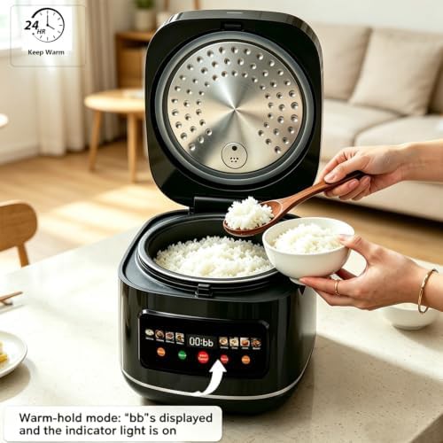 Digital eight function cooker with steamer basket — photo 3