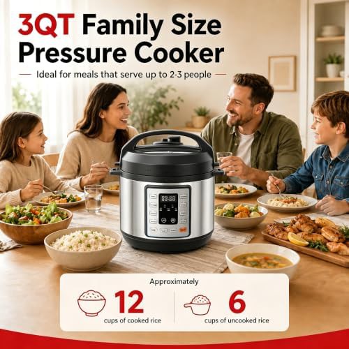 Silver three quart compact multi cooker — photo 4