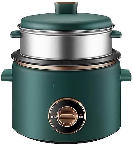 Retro rice cooker with ceramic bowl