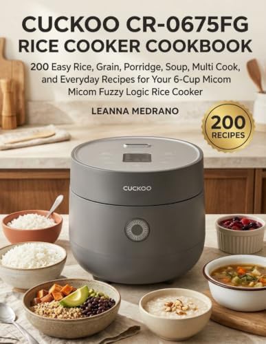Cookbook for six cup micom cooker